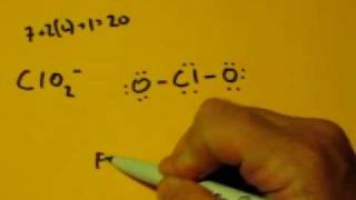Lewis Dot Structure of ClO2 Chlorite Ion [upl. by Nidia]