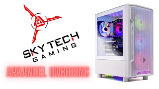 Skytech Archangel Gaming PC unboxing [upl. by Aluk560]