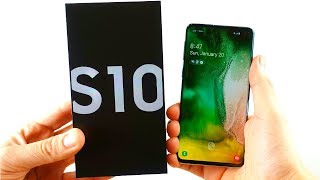 Samsung Galaxy S10 Unboxing [upl. by Ronnholm]